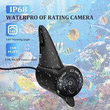 Load image into Gallery viewer, Underwater Fishing Camera, 4.3 Inch LCD, Infrared Night Vision, Wide Angle IP68 Waterproof Portable Fish Camera for Ice, Lake, Boat &amp; Kayak Fishing, Black_159
