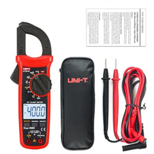 Load image into Gallery viewer, UNI-T UT201R Digital Clamp Meter 4000 Counts Multimeter Auto Range True RMS Clamp Meter DC Current Meter, Red_1
