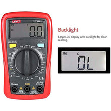 Load image into Gallery viewer, UNI-T UT33B+ LCD Digital Multimeter Handheld DC/AC Voltage DC Current Meter Resistance Tester Voltmeter Ammeter_3452

