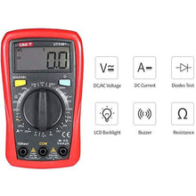 Load image into Gallery viewer, UNI-T UT33B+ LCD Digital Multimeter Handheld DC/AC Voltage DC Current Meter Resistance Tester Voltmeter Ammeter_3453
