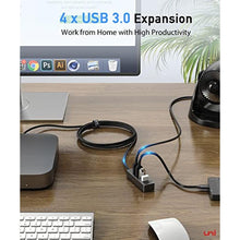 Load image into Gallery viewer, uni USB C to USB Hub 4 FT Slim Type-C to USB 3.0 Splitter Long Cable [Thunderbolt 3/4 Compatible] for MacBook Pro/Air M1, Dell XPS, Surface Laptop 4 | HDD, MIDI Devices, Webcam and More_885
