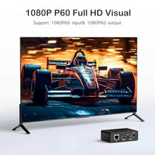 Load image into Gallery viewer, UNISHEEN 1080P60 HDMI Video Encoder, H.265/H.264 Live Streaming Encoder, HDMI to RTSP/RTMP/SRT/HLS/WebRTC IPTV Encoder for YouTube Facebook Live, Browser Setup, No PC Software Needed, Black_189
