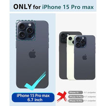 Load image into Gallery viewer, Unitedtime for iPhone 15 Pro Max Case Waterproof Magnetic with Built-in Screen Protector,[Compatible with MagSafe] Shockproof Dustproof Heavy Duty Full Body Protective Cover 6.7 Inch Black_7499
