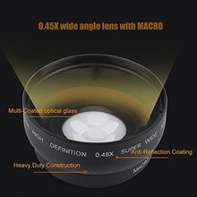 Load image into Gallery viewer, Universal Wide Angle Macro Lens - 52mm, 0.45X Magnification, Professional Optical Glass, Close Up, for , , 52mm Mount Cameras, Black_8476
