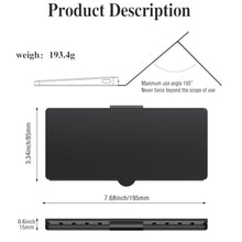 Load image into Gallery viewer, Universal Wireless Keyboards Ultra Light Portable Mini Keyboard with Adjustable Angle Stand &amp; Leather Case,Computer Keyboards Rechargeable Travel Bluetooth Keyboard for iPad Android,Windows and iOS, Black_6104
