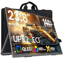 Load image into Gallery viewer, UPERFECT 24" 144Hz Portable Monitor, QLED 145% sRGB 450Nits Gaming Monitor, Black_1
