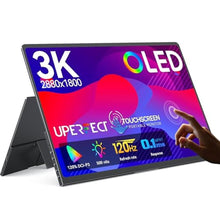 Load image into Gallery viewer, UPERFECT OLED Portable Monitor Touchscreen, 14" 3K 120Hz Gaming Monitor, Black_1
