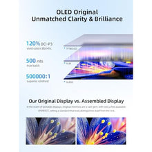 Load image into Gallery viewer, UPERFECT OLED Portable Monitor Touchscreen, 14" 3K 120Hz Gaming Monitor, Black_191

