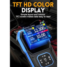 Load image into Gallery viewer, Upgraded Kelvin Four-Terminal Sensing WESTOBIG Battery Tester Internal ResistanceTester for Universal Batteries Meter, Car Battery Tester, 0-100V 0m-200, Digital Battery Analyzer for Automotive, BLUE_1328
