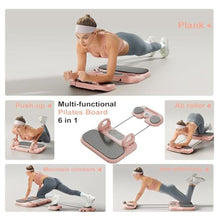Load image into Gallery viewer, Upgraded Pilates Reformer, Pilates Board Equipment Home Pilates Machine Kit with Timer / Ab Workout Equipment / Multifunctional Push-Up Board / Resistance Bands / Balance Board for Women Home Workout, pink_1225
