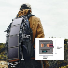 Load image into Gallery viewer, [Upgraded Tiny Solar Charger] BigBlue 14W Solar Panels with USB-A Port(5V/2.4A Max), IPX4 Waterproof, Portable Solar Phone Charger for Hiking, Compatible with iPhone X/8/7, Tablet, Samsung LG etc, Grey_2180
