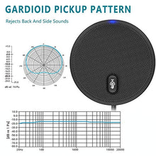 Load image into Gallery viewer, Upgraded USB Conference Microphone for Computer, 360 Omnidirectional Condenser Mic with Mute Key, Great for Video Conference, Gaming, Chatting, Skype, Plug &amp; Play, Windows macOS, Ideal for Gift, Black_6214
