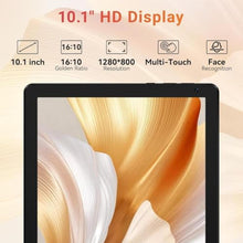 Load image into Gallery viewer, URAO Tablet,10.1" Android Tablet with Octa-core Processor 30GB RAM 128GB ROM HD IPS Touchscreen 8H Battery, Wi-Fi 6, BT 5.4, Dual Camera, Android 16 Tablets 2026, Charcoal_2218

