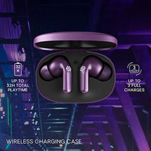 Load image into Gallery viewer, Urbanista Wireless Earphones | Wireless Earbuds with Microphone | 70ms Low Latency Gaming Earbuds | Dual-Mode Bluetooth Earphones | Fast Charge USB-C Earphones | 32 H Playtime | Seoul, Vivid Purple, VividPurple_1551

