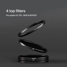 Load image into Gallery viewer, Urth 46mm 4-in-1 Magnetic Essentials Lens Filter Kit (Plus) UV, CPL, Neutral Density ND8, ND1000, Nano-Coated HD Optical Glass, Camera Filters_1911
