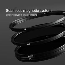 Load image into Gallery viewer, Urth 46mm 4-in-1 Magnetic Essentials Lens Filter Kit (Plus) UV, CPL, Neutral Density ND8, ND1000, Nano-Coated HD Optical Glass, Camera Filters_1913
