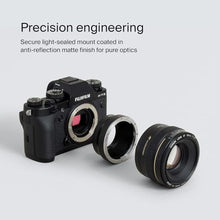Load image into Gallery viewer, Urth Lens Mount Adapter (Manual): Compatible with Canon (EF/EF-S) Lens to Fujifilm X Camera Body, Black_8495
