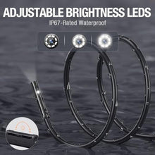 Load image into Gallery viewer, USB C Endoscope Camera with Light, Teslong 1080P HD Dual Lens Snake Borescope Inspection Cam with 8+1 LEDs, 16.5FT Flexible Probe Cable, Fiber Optic Scope Compatible with iPhone 15, Android Phone, black_7448
