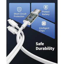 Load image into Gallery viewer, USB C to USB C Cable, 2Pack 60W Fast Charging for iPhone 17 16 Charger Cord, White_1764
