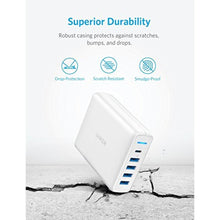 Load image into Gallery viewer, USB C Wall Charger, Anker Premium 60W 5-Port Desktop Charger with One 30W Power Delivery Port (White)_423
