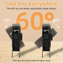 Load image into Gallery viewer, USB Desk Fan, 6 Inch Portable Table Fan, 3-Speed Quiet Personal Fan, Black_1184
