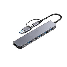 Load image into Gallery viewer, USB HUB 4-7 Port TY>pe C to 3.0 Splitter Expansion Docking Station Aluminum OTG Adapter Computer Accessories(8-Port USBA 3.0), PortUSBA_1
