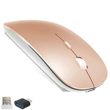 Load image into Gallery viewer, USB2.4G Mouse for MacBook Pro/MacBook Air,Wireless Mouse for iMac/Laptop/Notebook/pc(Wireless Mouse/Rose Gold)_1
