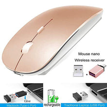 Load image into Gallery viewer, USB2.4G Mouse for MacBook Pro/MacBook Air,Wireless Mouse for iMac/Laptop/Notebook/pc(Wireless Mouse/Rose Gold)_2714
