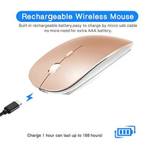 Load image into Gallery viewer, USB2.4G Mouse for MacBook Pro/MacBook Air,Wireless Mouse for iMac/Laptop/Notebook/pc(Wireless Mouse/Rose Gold)_2717
