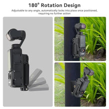 Load image into Gallery viewer, UTEBIT Magnetic Mount Stand Compatible with DJI Osmo Pocket 3, Upgraded Pocket3 Accessories Expansion Adapter Desktop Base, Multifuctional Magnetic Bracket Mount with 180 Adjustable Handle, Black_3407
