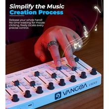 Load image into Gallery viewer, Vangoa Wireless MIDI Controller Mixer, USB MIDI Keyboard for PC &amp; Mac, white_550
