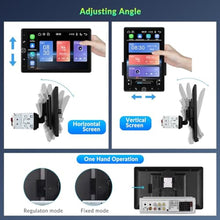 Load image into Gallery viewer, VECHTEL 10.4" Single Din Touchscreen Car Stereo with Wireless Carplay&amp; Android Auto, Adjustable Car Radio with Bluetooth, Mirror Link, FM Radio, Subwoofer, SWC, Backup Camera_1592
