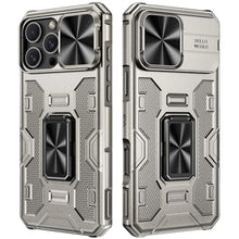 Load image into Gallery viewer, VEGO Kickstand Case for iPhone 16 ProMax,with Slide Camera Cover, Titanium_1
