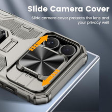 Load image into Gallery viewer, VEGO Kickstand Case for iPhone 16 ProMax,with Slide Camera Cover, Titanium_1936

