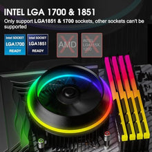 Load image into Gallery viewer, Vetroo Eclipse 90mm Low-Profile ARGB CPU Cooler_338
