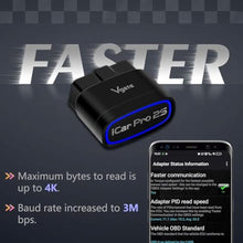Load image into Gallery viewer, Vgate iCar Pro 2S Bluetooth OBD2 Code Reader BLE 5.2 OBD2 Scanner OBDII Fault Diagnostic Scan Tool for iPhone, iOS, Android, and Windows - [Upgraded Version of iCar Pro]_427
