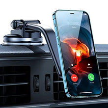 Load image into Gallery viewer, VICSEED Magnetic Phone Holder for Car [6 Strongest N55 Magnets] Phone Mount for Car [Perfect Viewing Angle] Dashboard Windshield Cell Phone Holder Car Compatible with iPhone 14 Pro Max All Phones, Black_1

