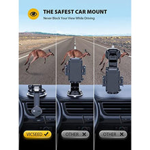 Load image into Gallery viewer, VICSEED Magnetic Phone Holder for Car [6 Strongest N55 Magnets] Phone Mount for Car [Perfect Viewing Angle] Dashboard Windshield Cell Phone Holder Car Compatible with iPhone 14 Pro Max All Phones, Black_2843
