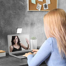 Load image into Gallery viewer, Video Conference Lighting, Foxin Zoom Lighting for Computer, Webcam Light, Zoom Light with Clip Stand 3 Modes for Video Conferencing/Remote Working/Zoom Calls/Self Broadcasting/Live Streaming_498
