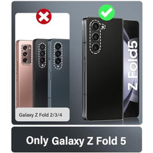 Load image into Gallery viewer, Vihibii for Samsung Z Fold 5 Case, Built-in Card Holder &amp; Slide Camera Protective Cover &amp; Hinge Protection &amp; Front Screen Protector, Rugged Wallet Phone Case for Samsung Galaxy Z Fold 5 5G 2023, Green_2261
