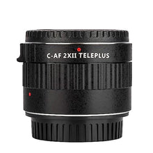 Load image into Gallery viewer, VILTROX Auto Focus 2X Teleconverter Extender Converter for Canon EF Mount Super Telephoto Lens 135mm f/2L,200mm,300mm,400mm,600mm,70-200mm,100-400mm and DSLR Camera 5DII 80D 760D 7D,Black_7997
