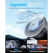 Load image into Gallery viewer, VIPWISE Magnetic Phone Holders for Your Car [89+LBS Suction &amp; 3200gf Magnetic] 360 Adjustable Magsafe Car Phone Mount, Vacuum Suction Cup Car Mount for iPhone 17 Pro Max 16 15 14 13 12 Air Plus, Blackblue_193
