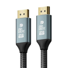 Load image into Gallery viewer, VisionSync 8K DisplayPort 1.4 Cable, 3.3FT (VESA Certified, 8K@60Hz/4K@144Hz/2K@240Hz), Braided 32.4Gbps DP to DP Cable, Compatible with Gaming Monitors, TVs, PCs_1
