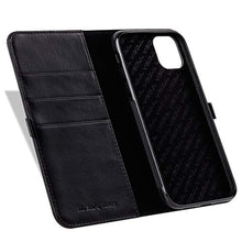 Load image into Gallery viewer, VISOUL Case for iPhone 11 Pro Max Case Wallet with Card Holder for Men and Women, Genuine Leather Folio Flip Case Cover with Magnetic Clasp Closure for iPhone 11 Pro Max (6.5-inch) (Black)_1740
