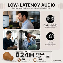 Load image into Gallery viewer, VISOUND Air Skin Tones Invisible Earbuds for Small Ears - Wireless Bluetooth 5.4, Skin-Matching Mini Stemless Ear Buds, IPX5 Waterproof, Crystal Clear Calls (Soft Sand), SoftSand_276

