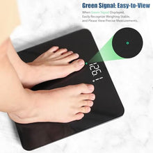 Load image into Gallery viewer, Vitafit Scale for Body Weight, Accuracy 0.1lb by Our Professional Scale Factory Since 2001, Digital Bathroom Weight Scale LED and Step On, 3xAAA Battery Included, 400lb/182kg, Spray Silver Black, ScaleSpraySilverBlacklb_1644
