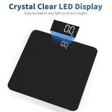 Load image into Gallery viewer, Vitafit Scale for Body Weight, Accuracy 0.1lb by Our Professional Scale Factory Since 2001, Digital Bathroom Weight Scale LED and Step On, 3xAAA Battery Included, 400lb/182kg, Spray Silver Black, ScaleSpraySilverBlacklb_1645
