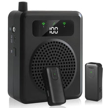 Load image into Gallery viewer, Voice Amplifier for Teachers Portable Lavalier Microphone and Speaker, Black_1
