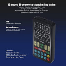 Load image into Gallery viewer, Voice Changer Set, I9 Multifunction Portable Recording Mini Sound Card, 8 Different Sounds, High Device Compatibility, for Game Music Recording, Phone Computer Sound Changer(English Version)_49
