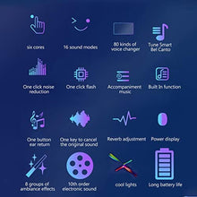 Load image into Gallery viewer, Voice Changer Set, I9 Multifunction Portable Recording Mini Sound Card, 8 Different Sounds, High Device Compatibility, for Game Music Recording, Phone Computer Sound Changer(English Version)_50
